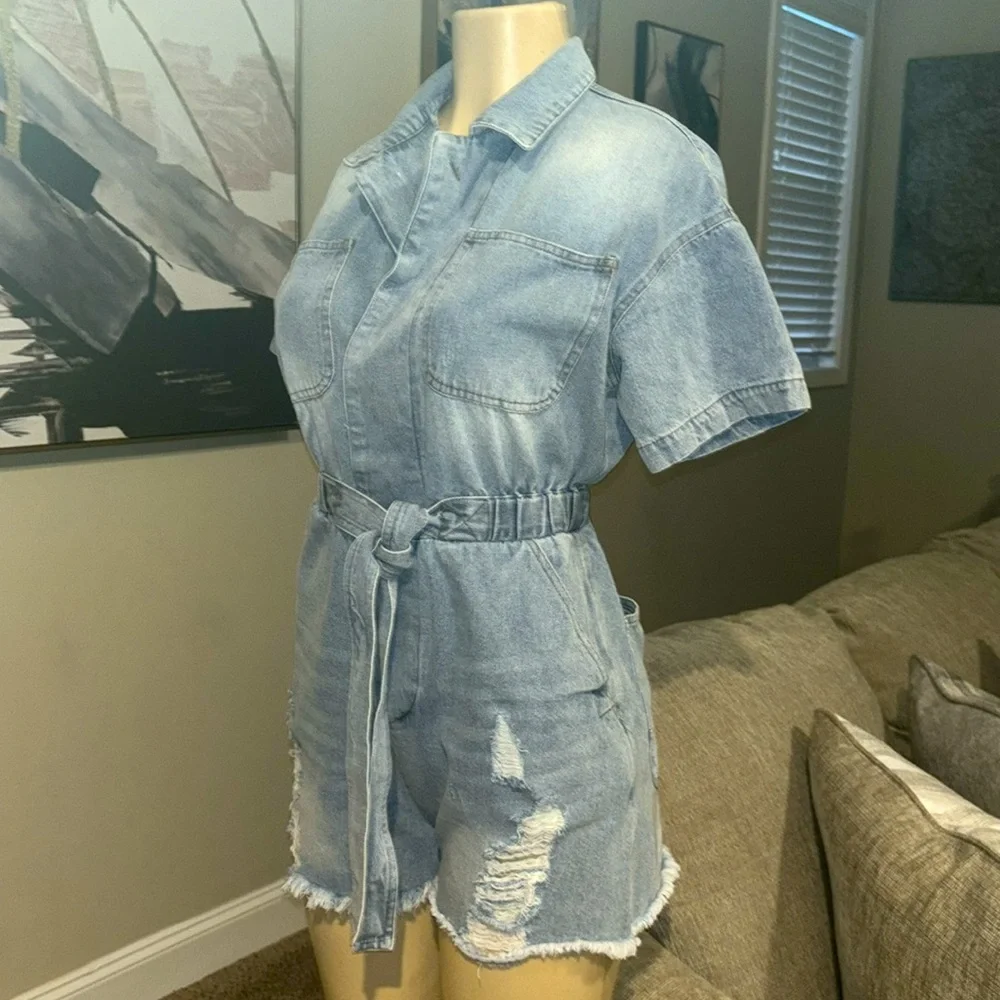 Love + Harmony denim romper size S - Picture 7 of 11
